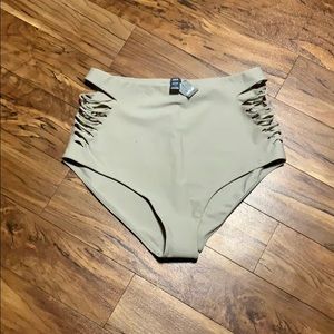 American Eagle -aerie High Waisted Bikini Bottom